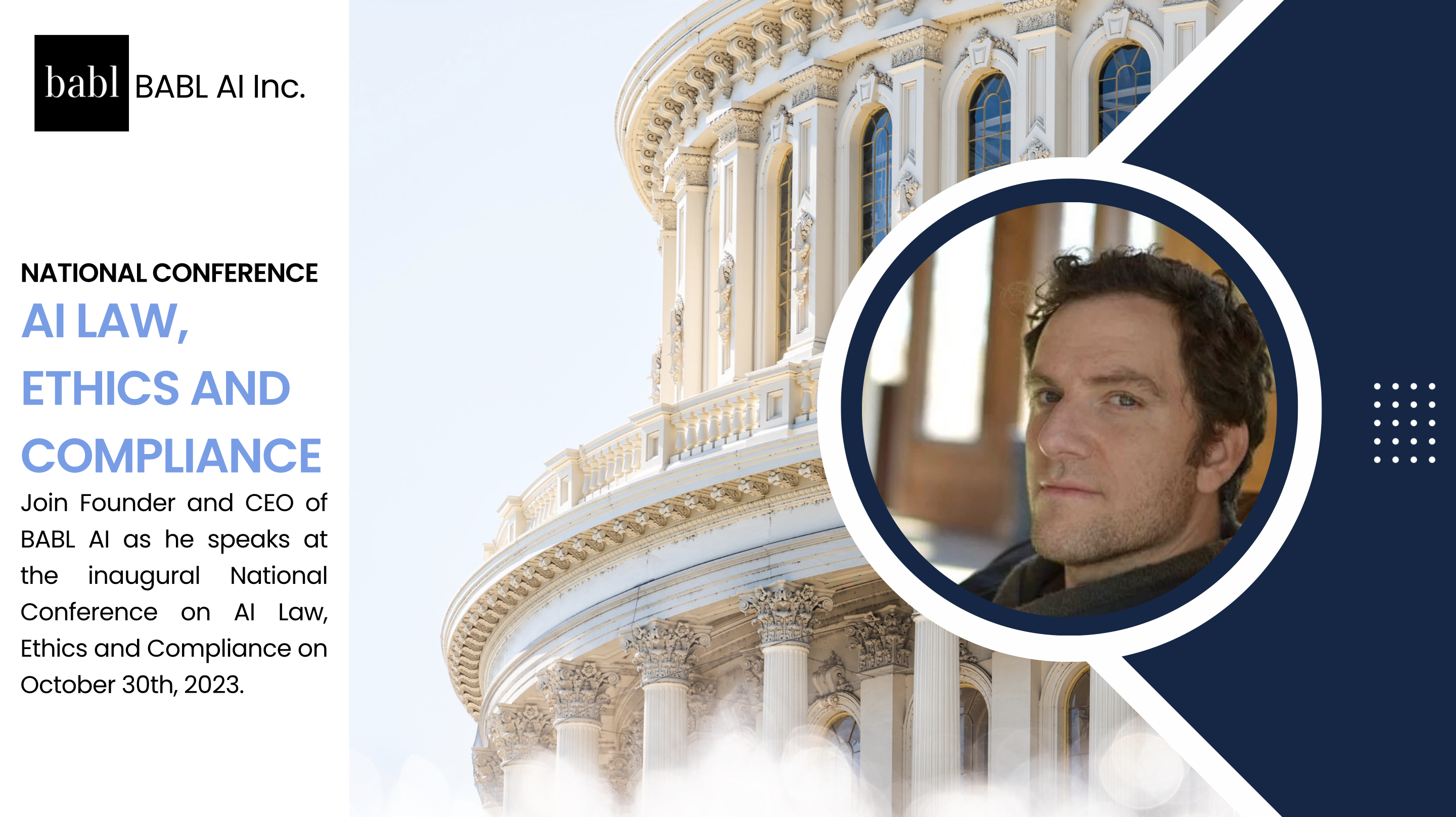 Founder and CEO of BABL AI to kick-off inaugural D.C. conference on AI