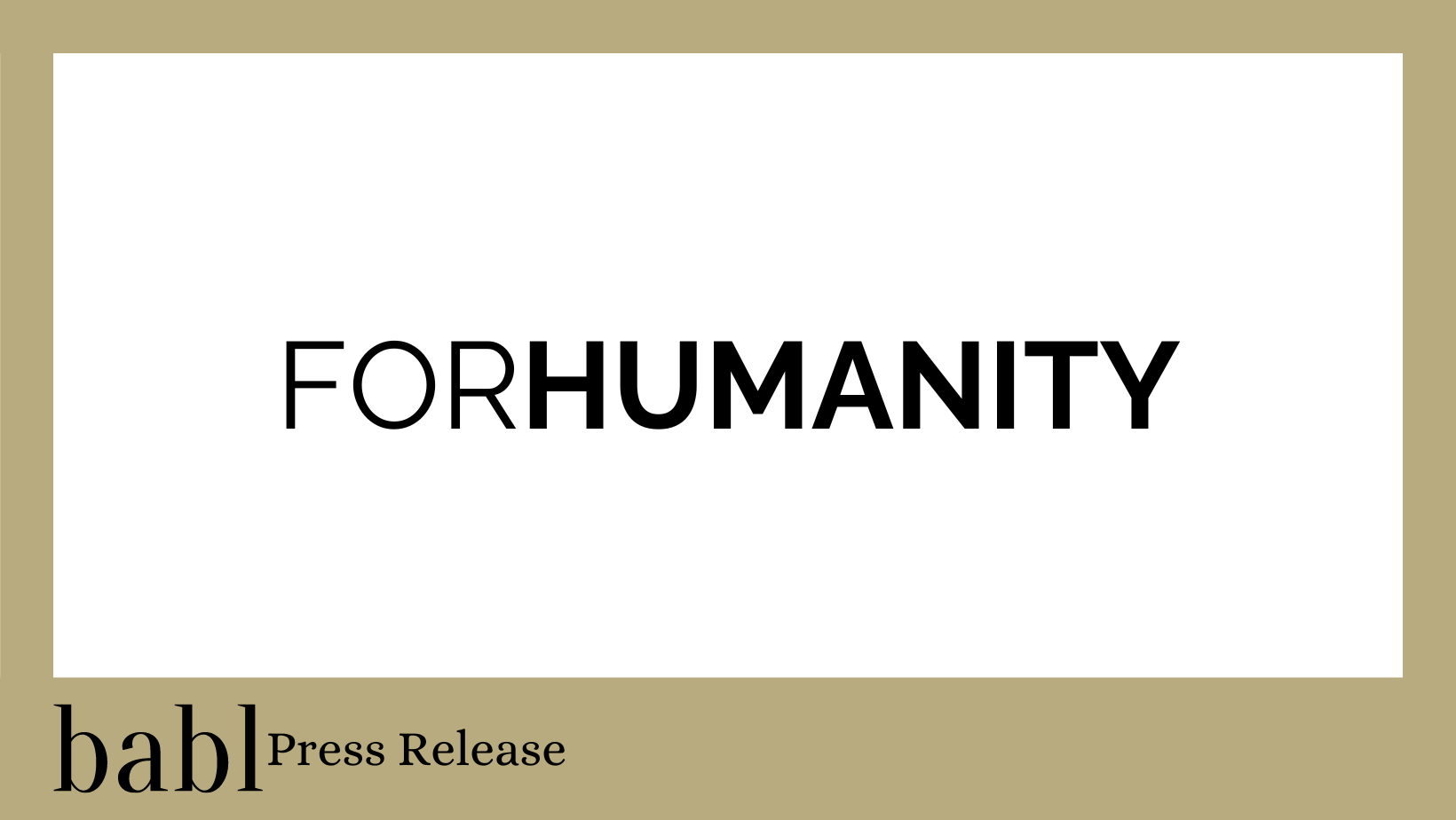 BABL AI Sponsors ForHumanity Conference