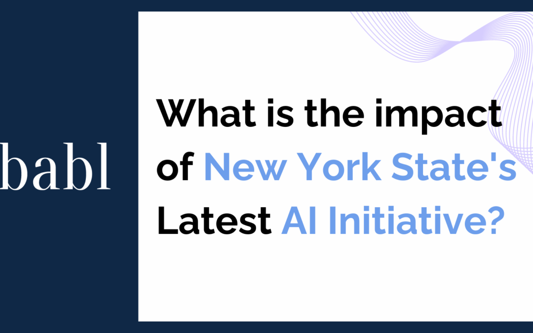 What is the impact of New York State’s Latest AI Initiative?