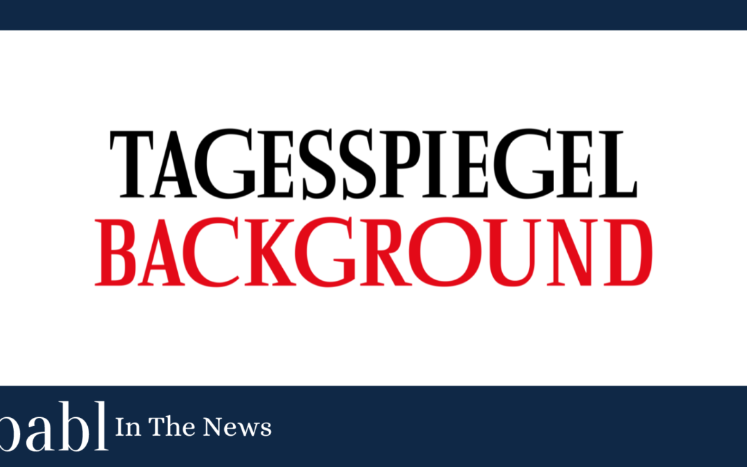 BABL AI Auditor Co-Authors Insightful Article on AI Regulations in Tagesspiegel Background