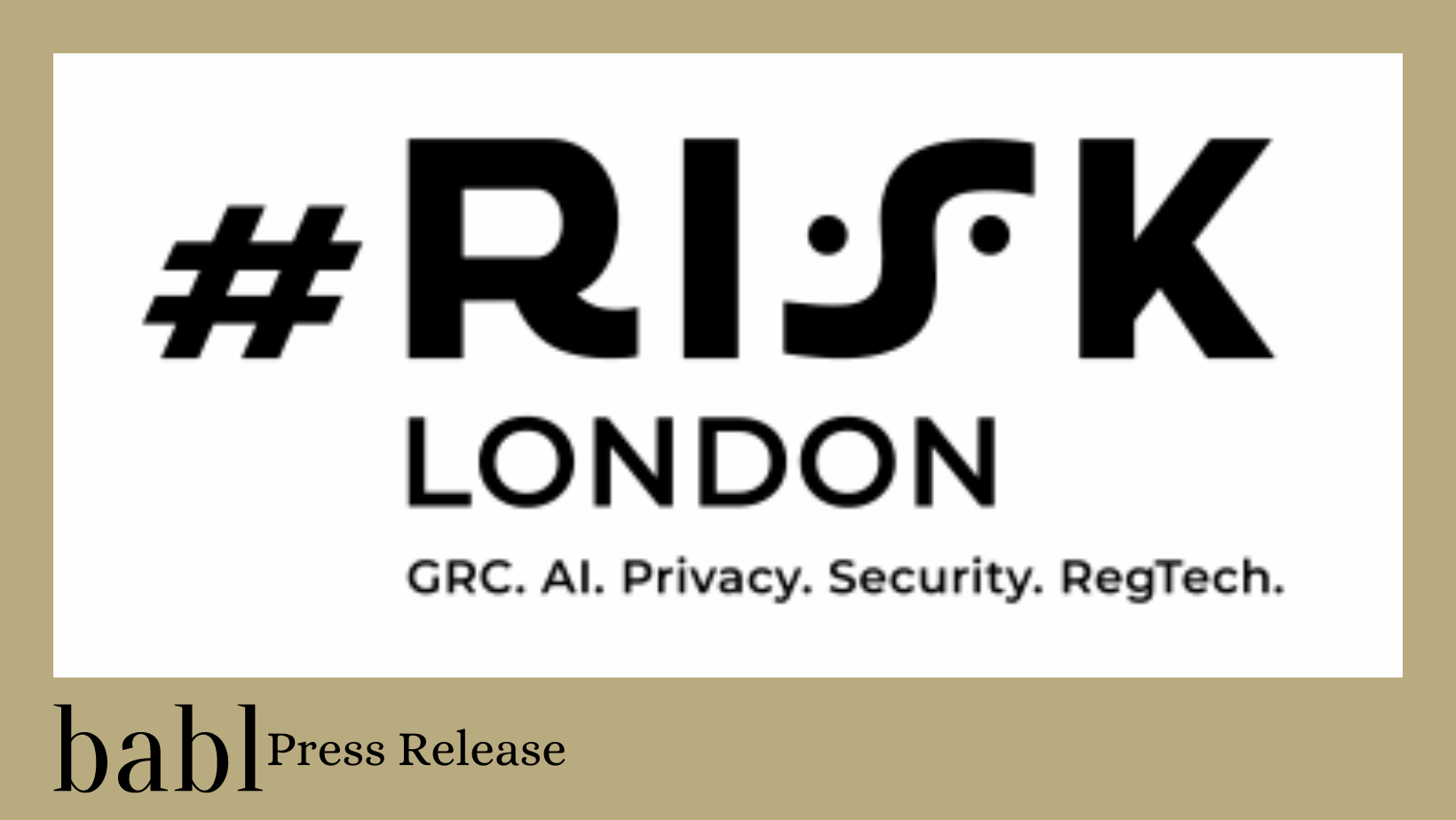 BABL AI COO Jeffery Recker to Speak at #RISK London 2024