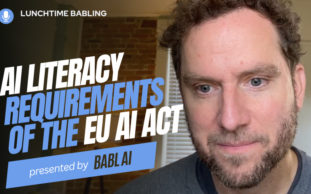 AI Literacy Requirements of the EU AI Act