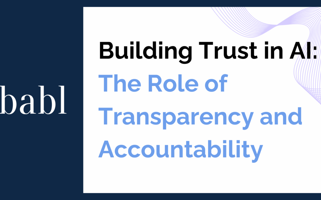 Building Trust in AI: The Role of Transparency and Accountability