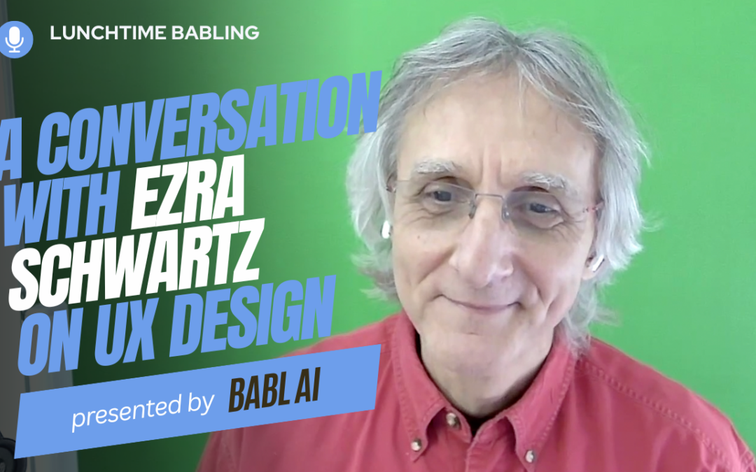 The Role of UX in AI: A Conversation with Ezra Schwarz