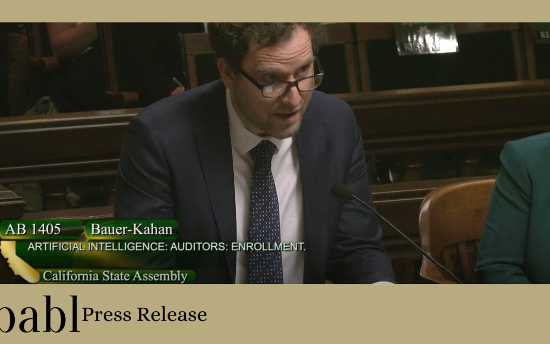 BABL AI Supports California’s Groundbreaking AI Auditor Enrollment Bill