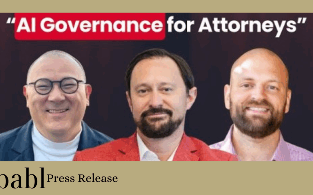 BABL AI Leaders Highlight Urgent AI Governance Needs for Law Firms on The Managing Partners Podcast