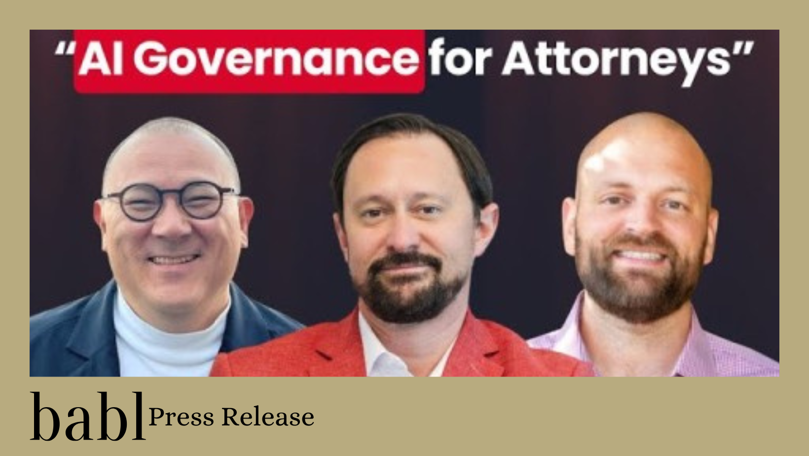 BABL AI Leaders Highlight Urgent AI Governance Needs for Law Firms on The Managing Partners Podcast