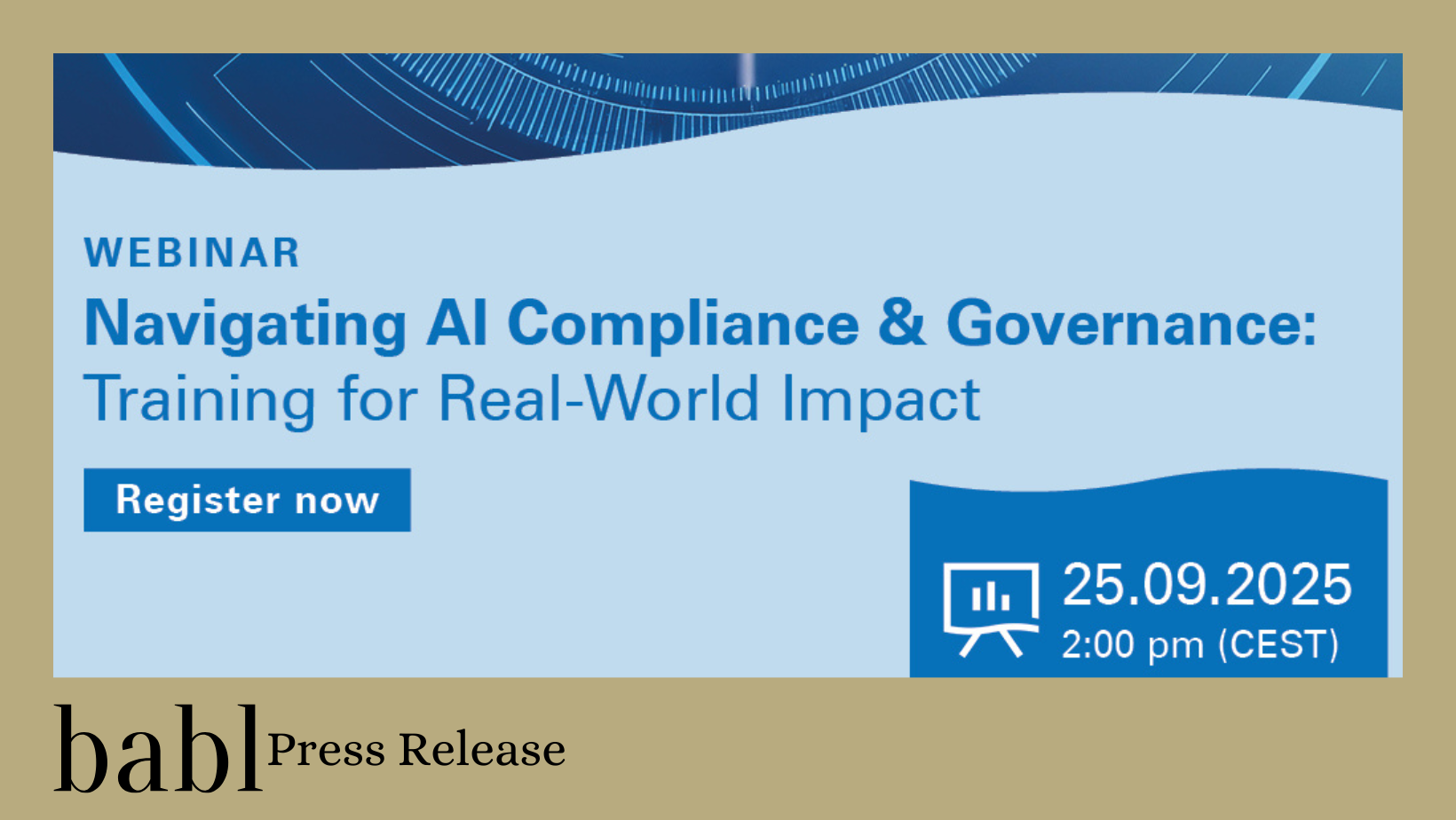 TÜV Rheinland and BABL AI to Host Global Webinar on AI Compliance and Governance