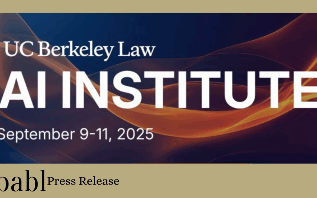 BABL AI CEO Dr. Shea Brown Speaks on AI Safety at UC Berkeley Law AI Institute 2025