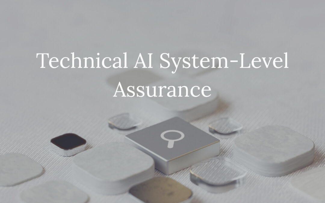 We Already Have a Framework for AI Assurance… What We Need is the Right Content