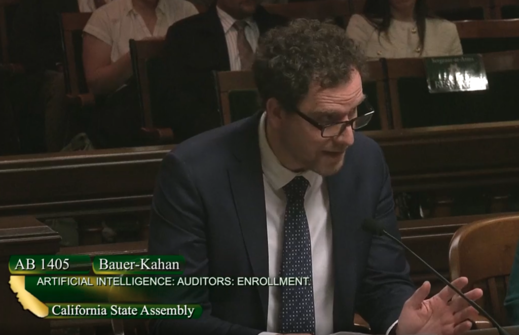 Shea Brown Testifying in California